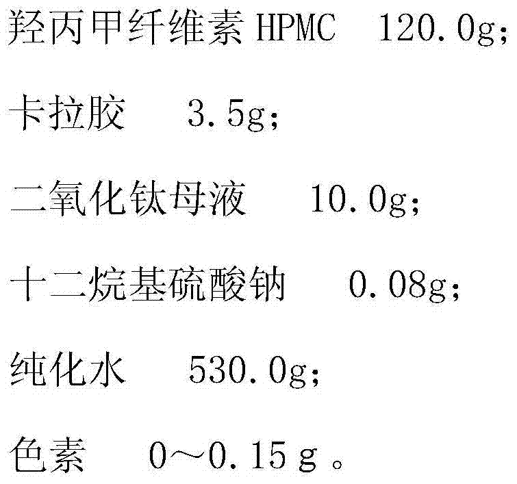 Hydroxypropyl methylcellulose hollow capsule and production process thereof