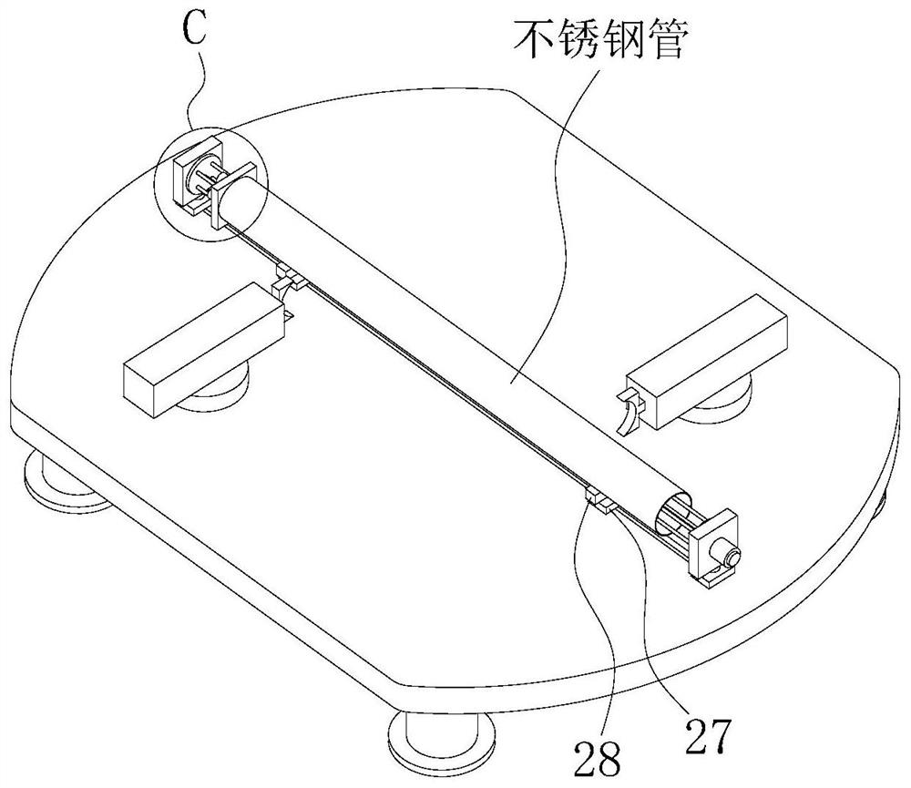 A stainless steel pipe intelligent processing system and processing method