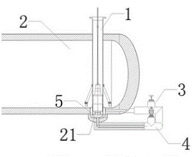 Built-in bottom-valve-free LNG pump well structure