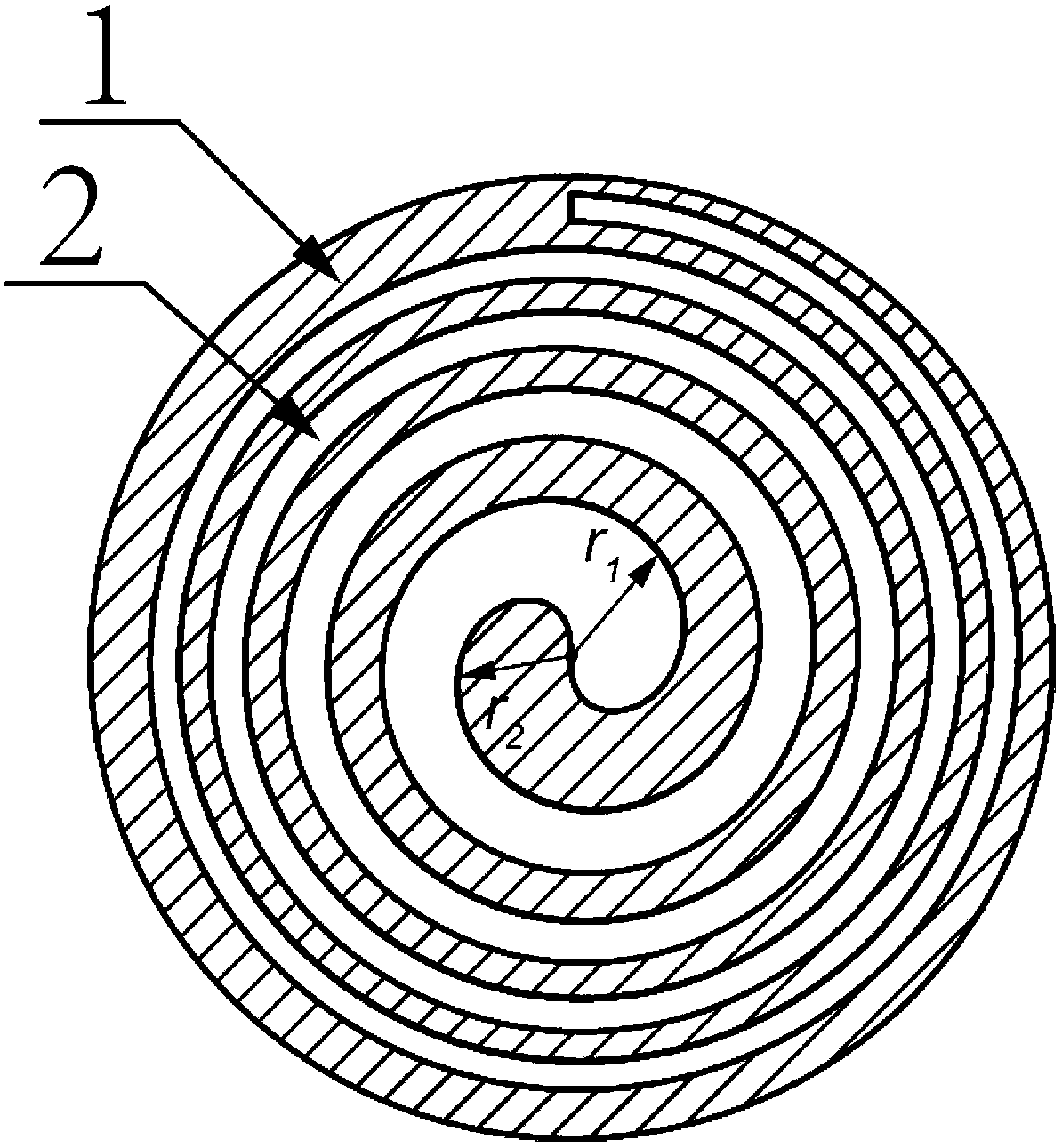Method of forming sound vortex based on patterned tailoring technology