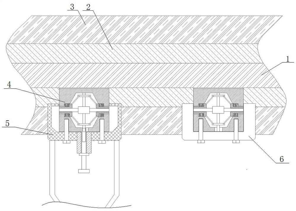 Fabricated building structure with electromechanical pipeline support