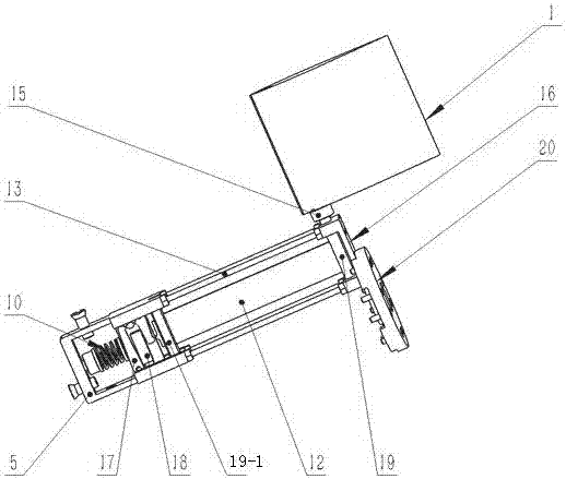 Four-channel type piezoelectric steering engine based on adjustable precompression amplification mechanism