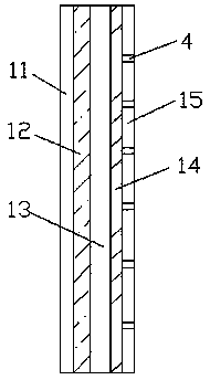 Wall cloth fabric with heat dissipation function