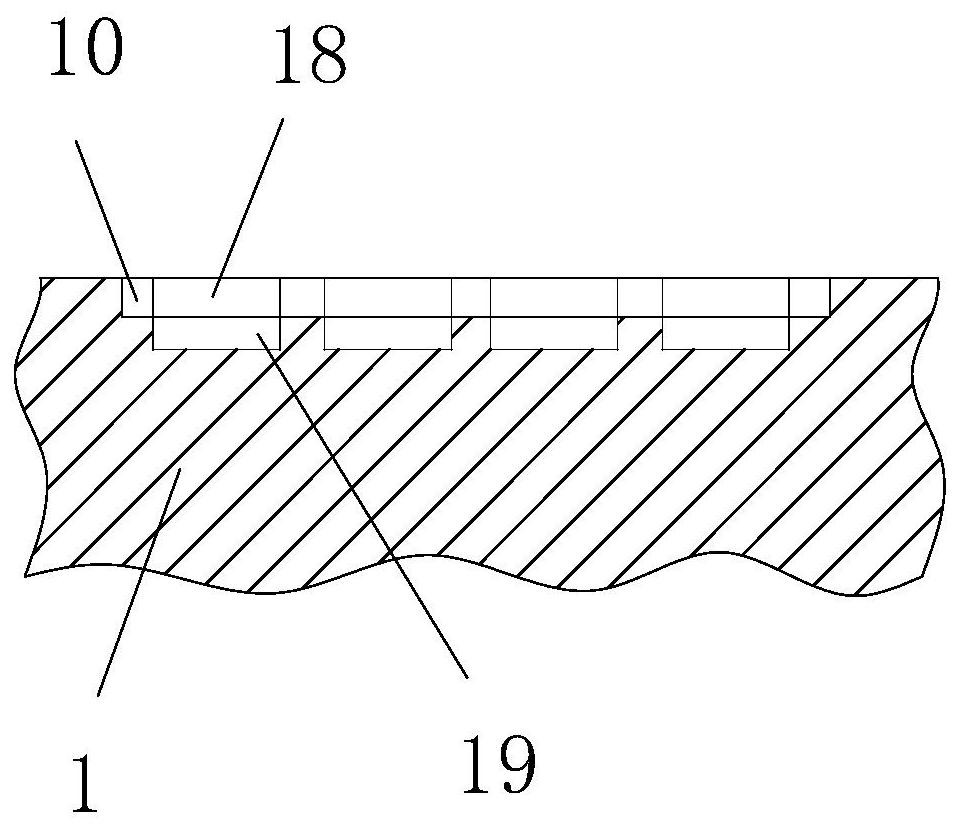 Display board having splicing structure and used for information technology teaching