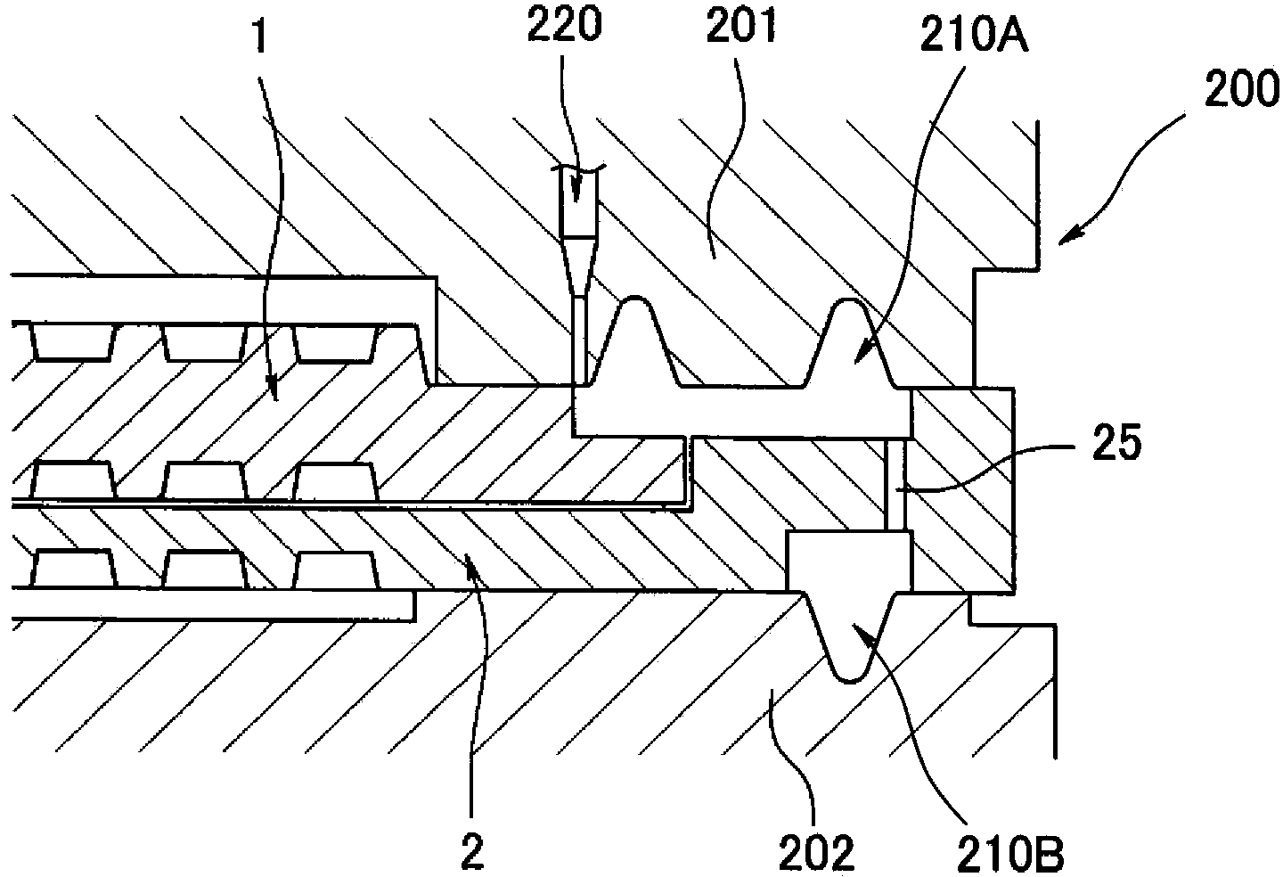 Plate-integrated gasket