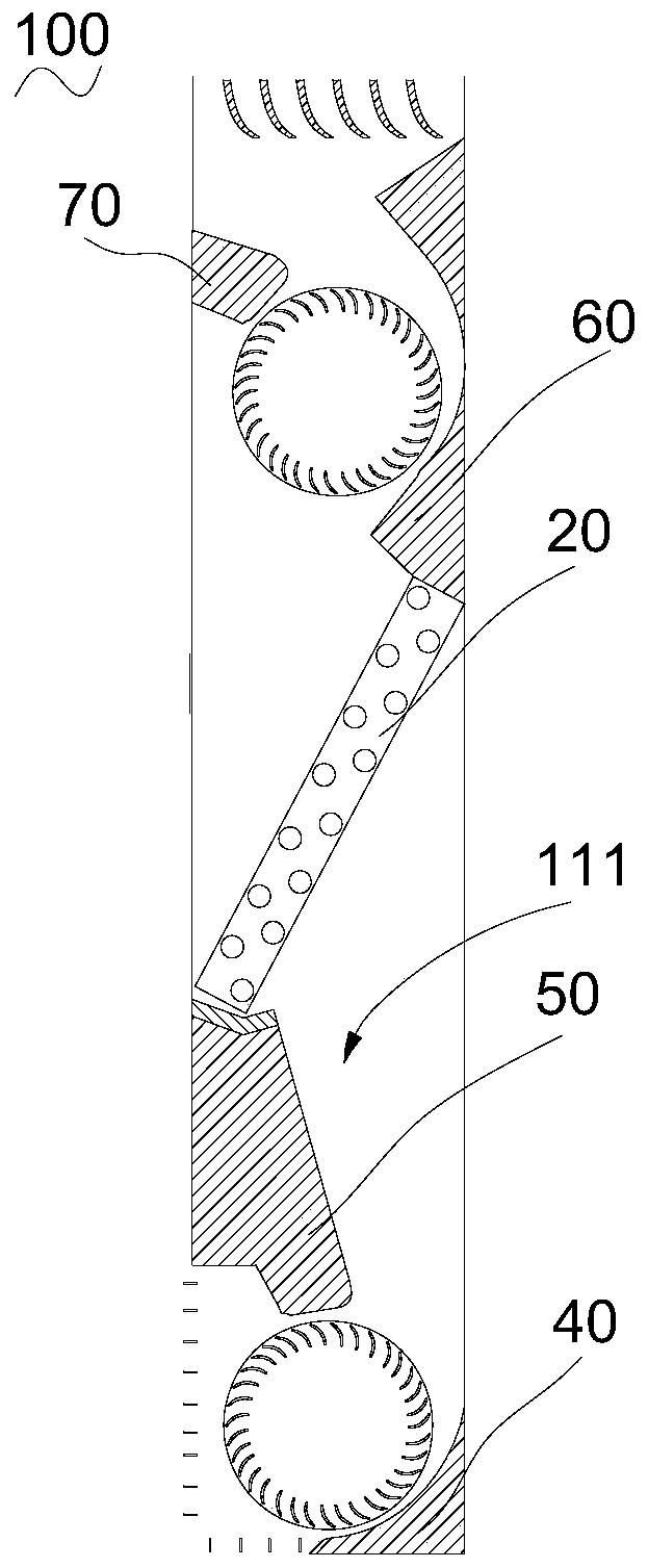 Fan coil and air conditioner provided with same