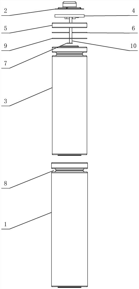 Constant-voltage 1.5 V lithium battery and assembling method thereof