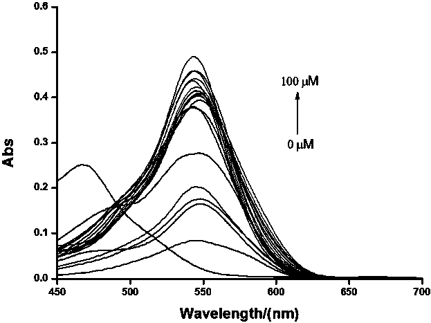 Organic small molecule probe, and preparation method and application thereof