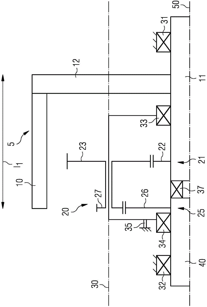 Drive device having an electrical drive machine