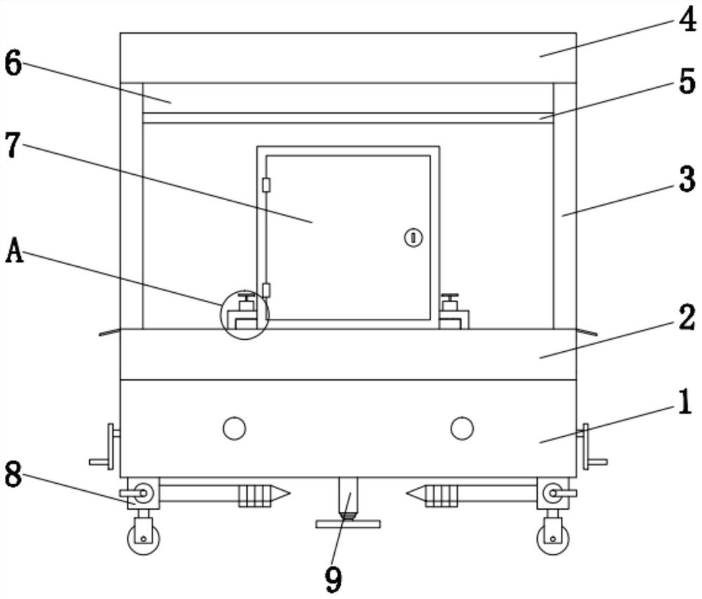 An intelligent power distribution device that is easy to carry and use