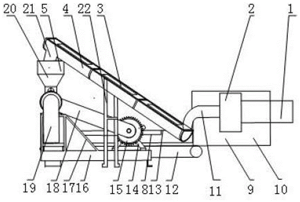 Processing center of straw expanded feed