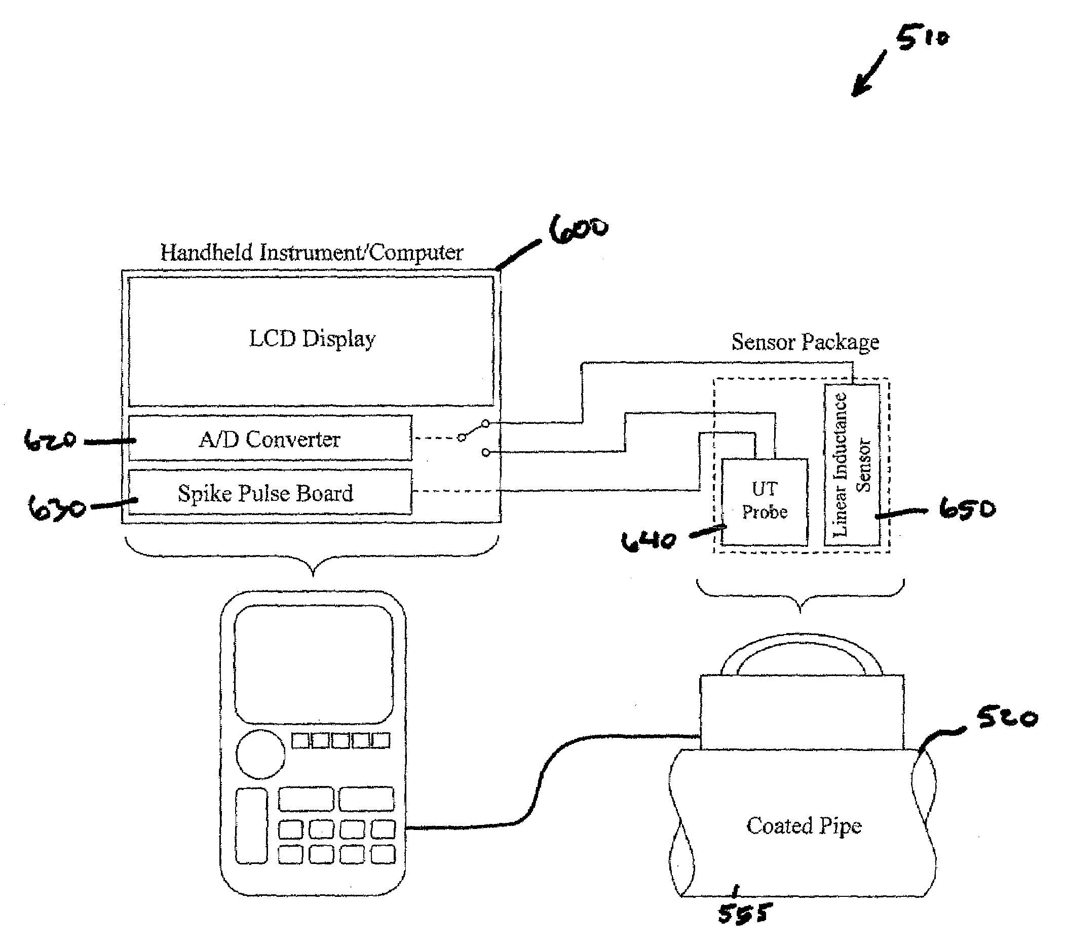 Guided wave pipeline inspection system with enhanced focusing capability