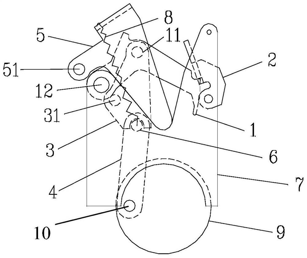 Operating mechanism of low-voltage circuit breaker