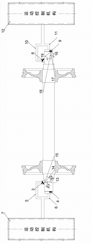Phase array ultrasonic detecting device and method for solid axle