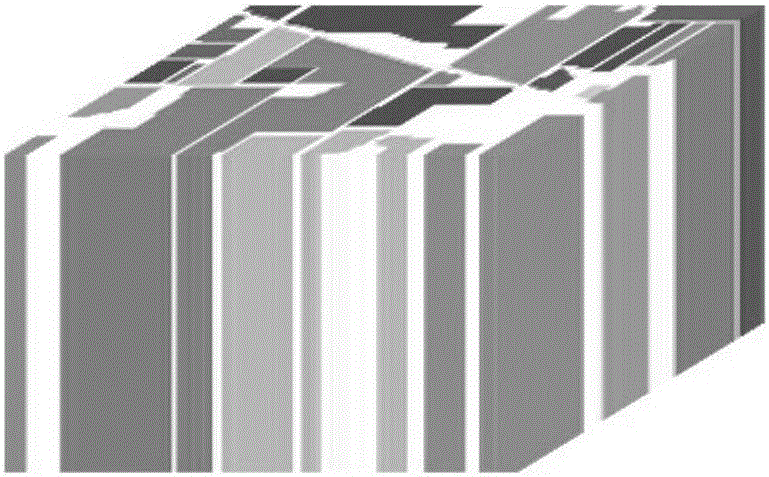 Unsupervised hyperspectral data dimension reduction method based on block low-rank tensor model