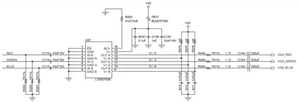 Man-machine display control signal remote transmission method for 6U VPX computer module