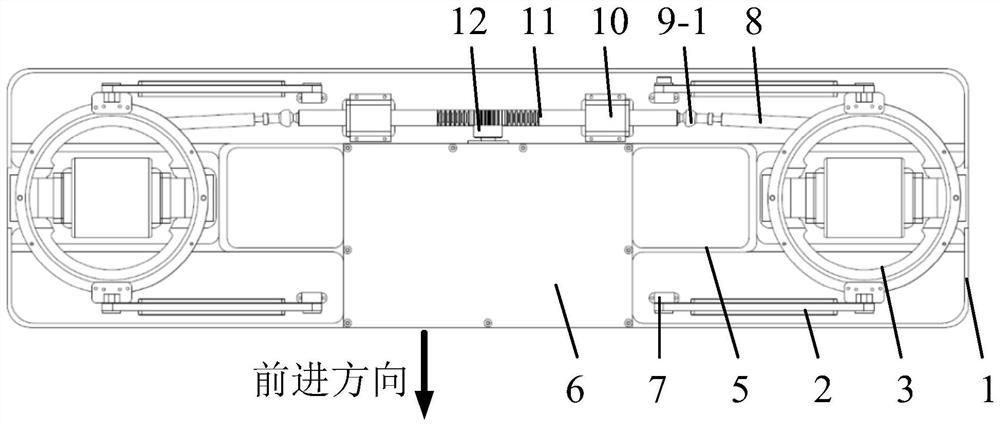 Front axle assembly of automatic driving test target vehicle carrying platform