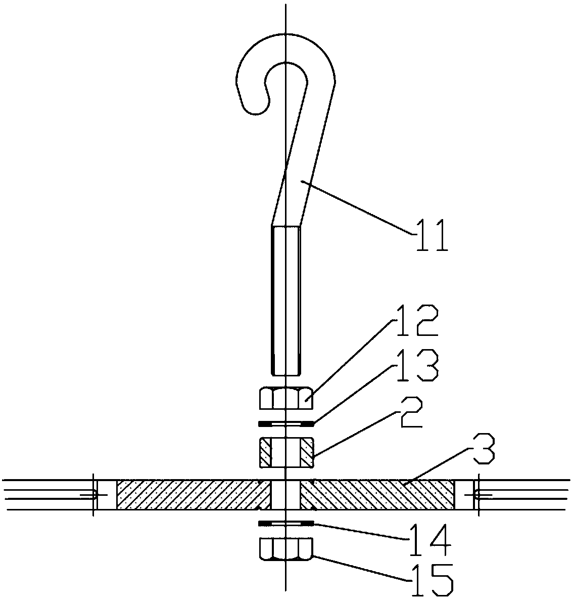 Anchor bolt positioning and correcting device and usage method