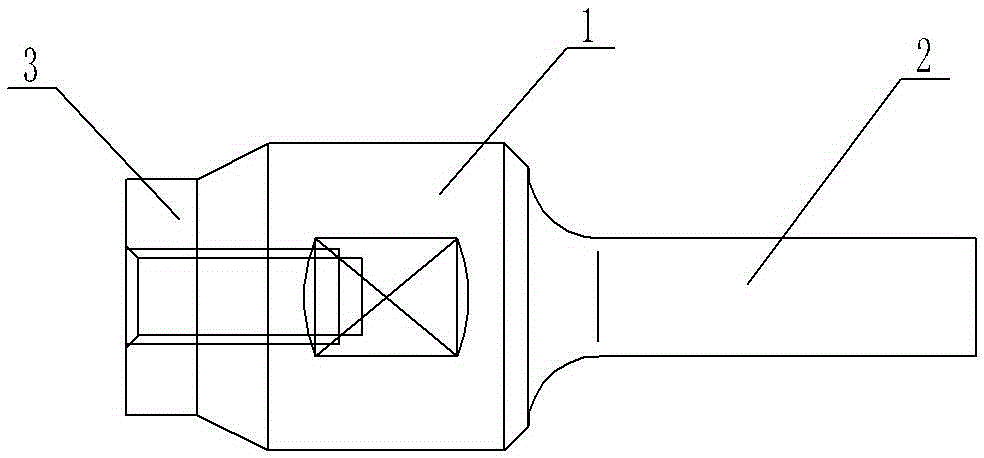 Ultrasonic vibration head structure