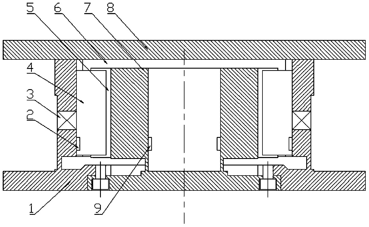 A three-dimensional force sensor with decoupling structure