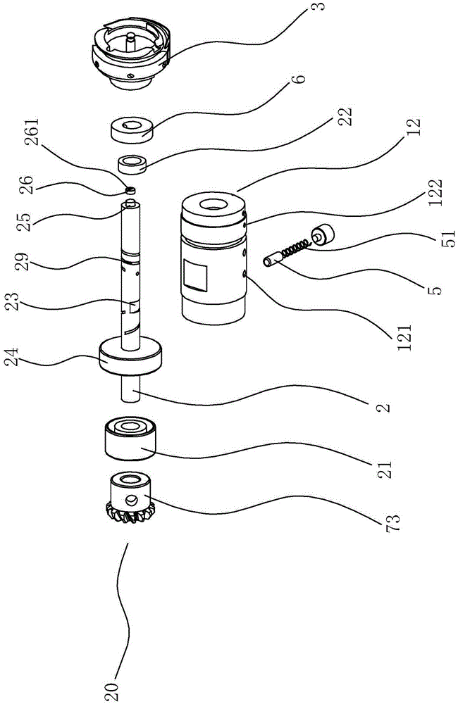 Automatic-oiling rotating shuttle shaft structure and rotating shuttle box of embroidery machine