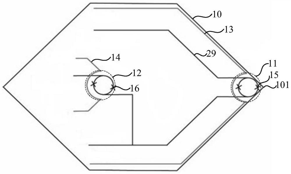 SQUID probe based on thin film bridge Josephson junction and use method thereof