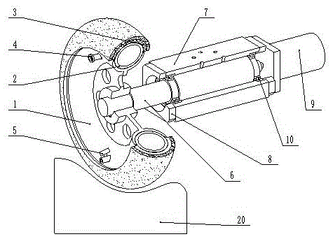 Novel disc type flexible grinding wheel machining tool