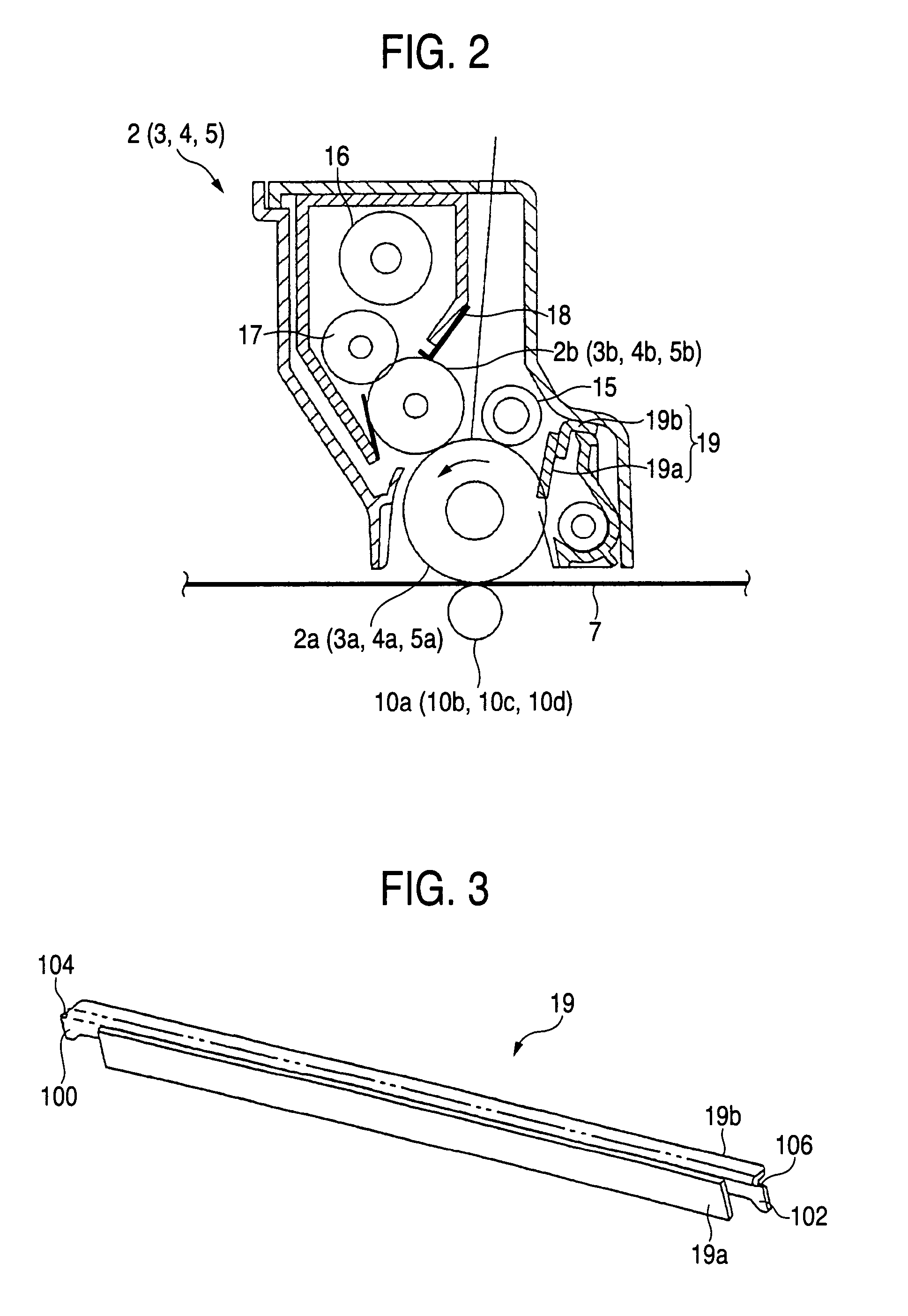 Image forming apparatus with photosensitive member cleaning blade