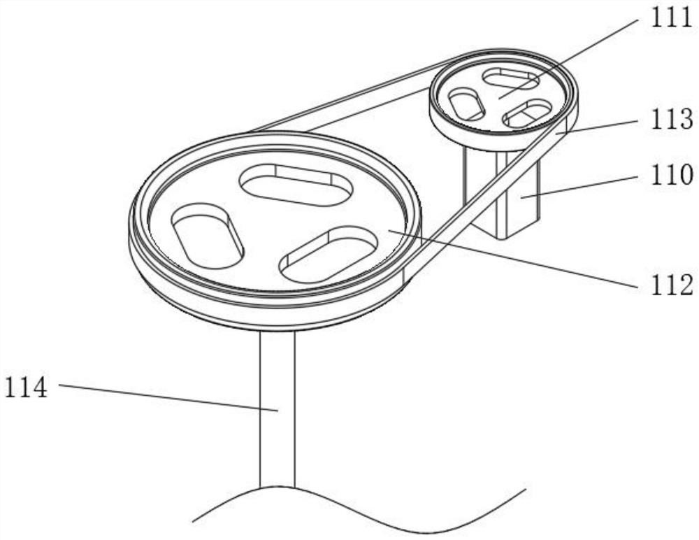 Take-up and pay-off frame based on lifting high-speed braiding machine