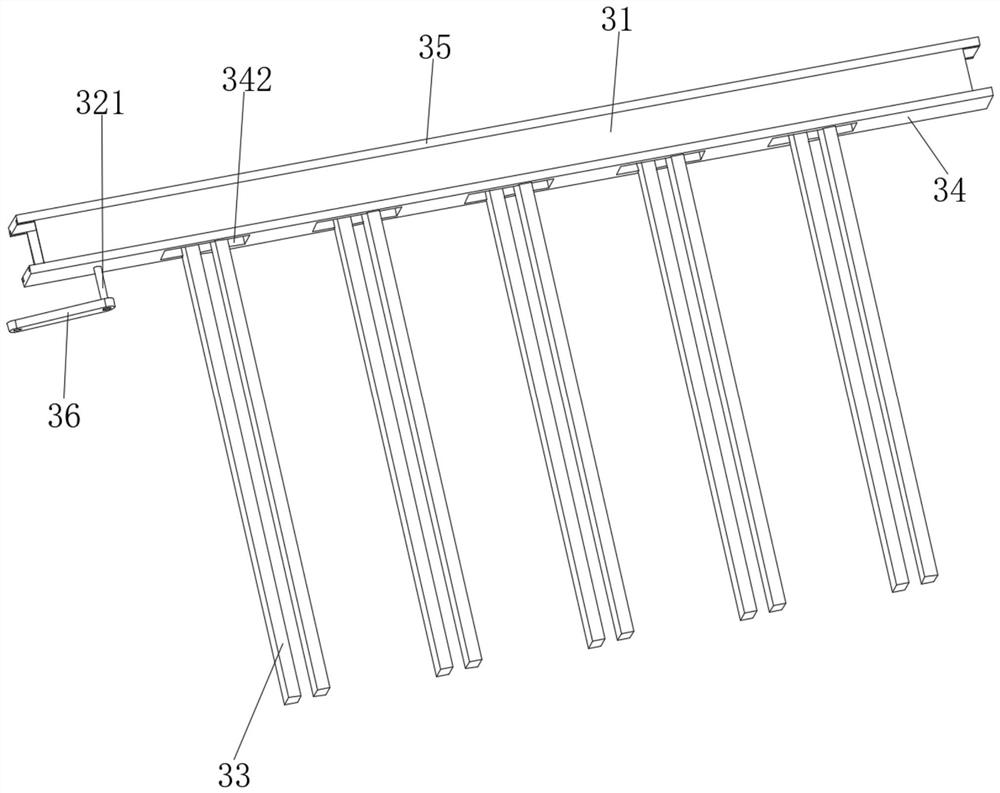 Scraper plate assembly for electrolysis, scraper plate mechanism and electrolytic tank powder scraping device