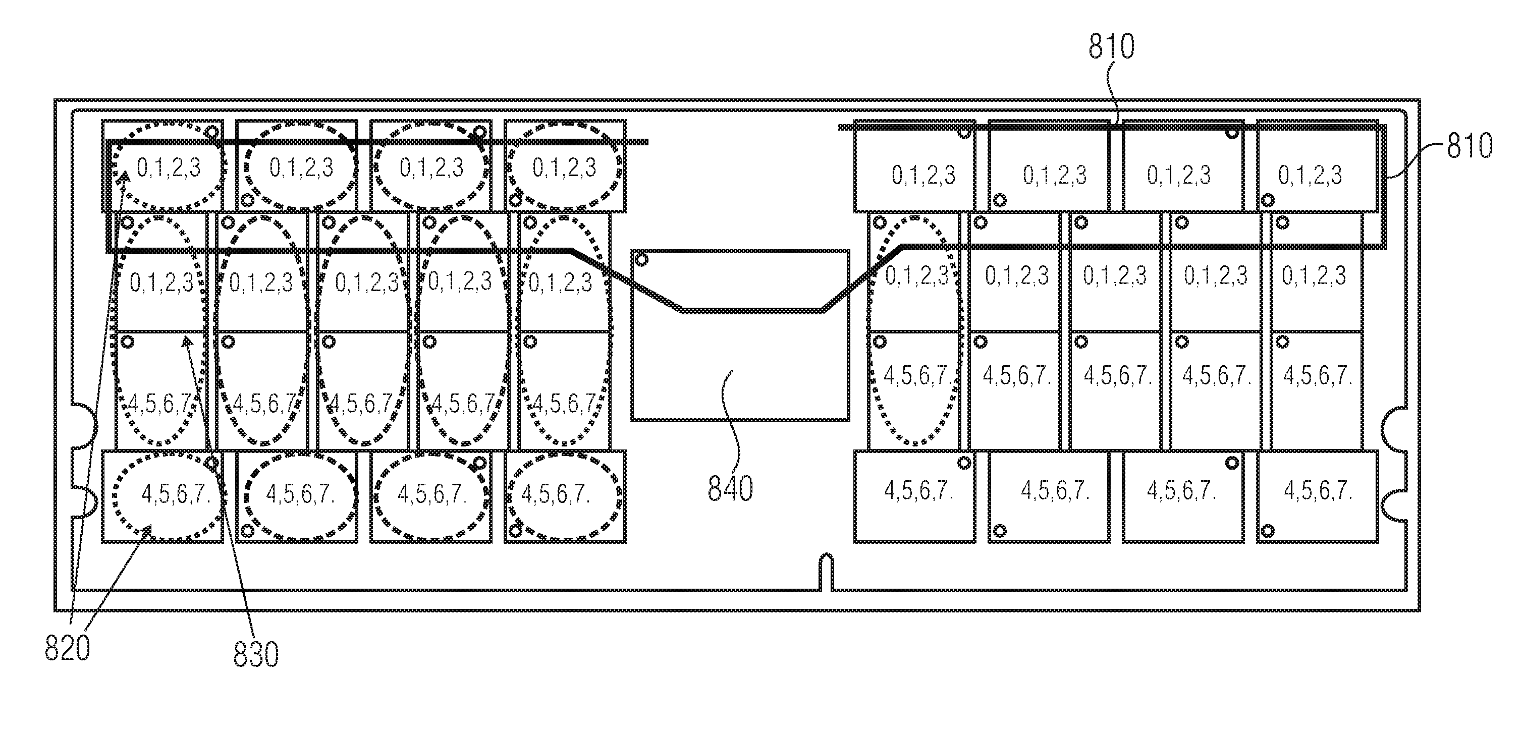 Memory module having buffer and memory ranks addressable by respective selection signal