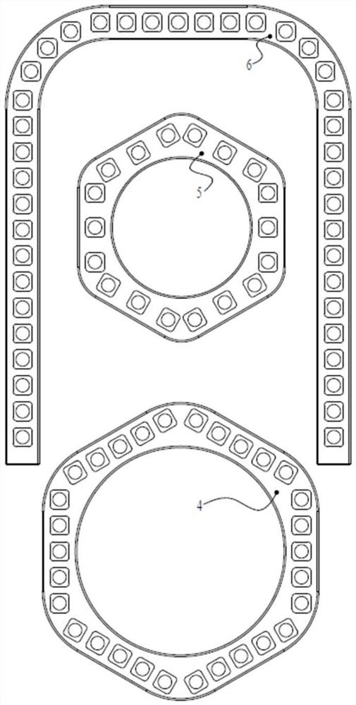 Parallel external fixator system for correcting single-plane malformation of ankle part