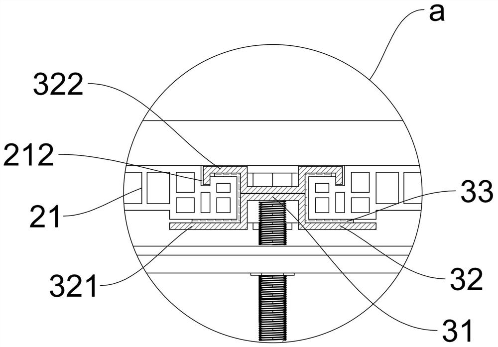 Fabricated ground overhead leveling system and mounting method thereof