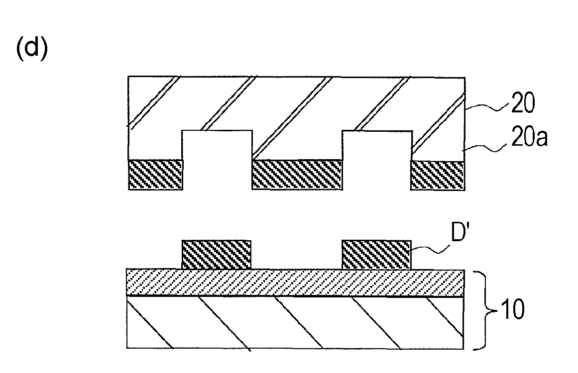 Method of forming pattern and method of producing electronic element