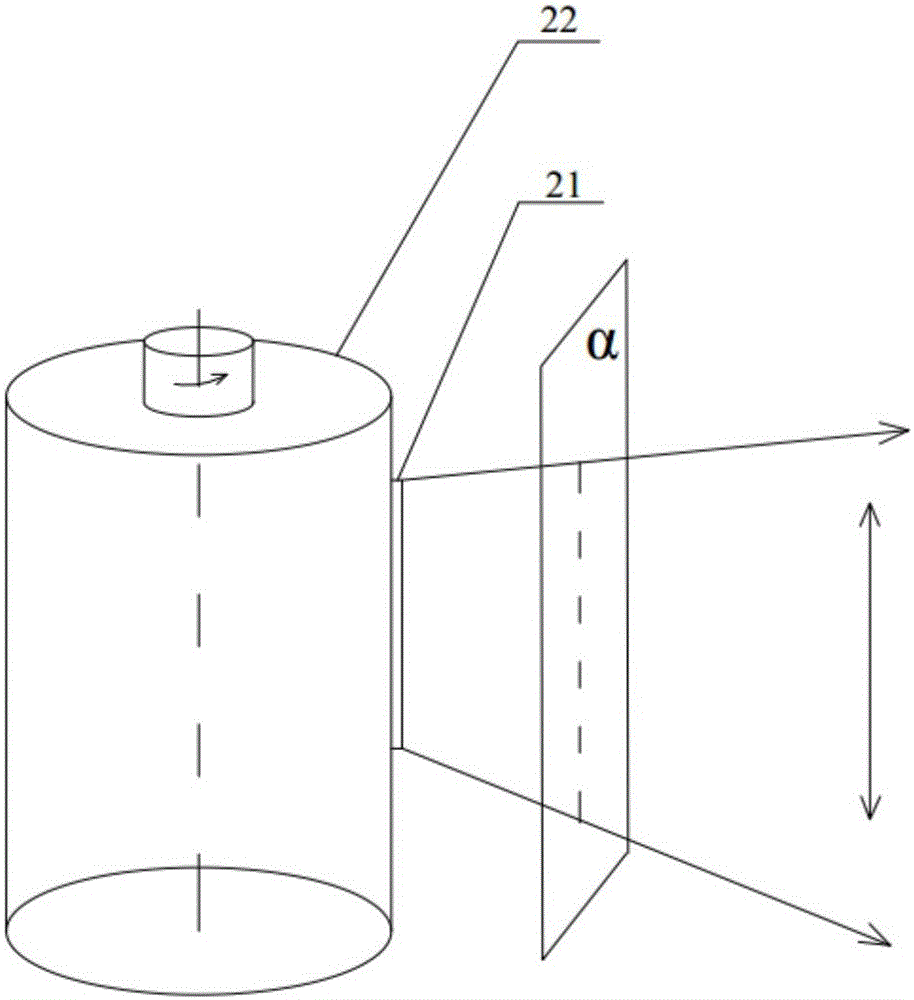 Positioning beam transmitting system, positioning beam transmitting method and indoor positioning system