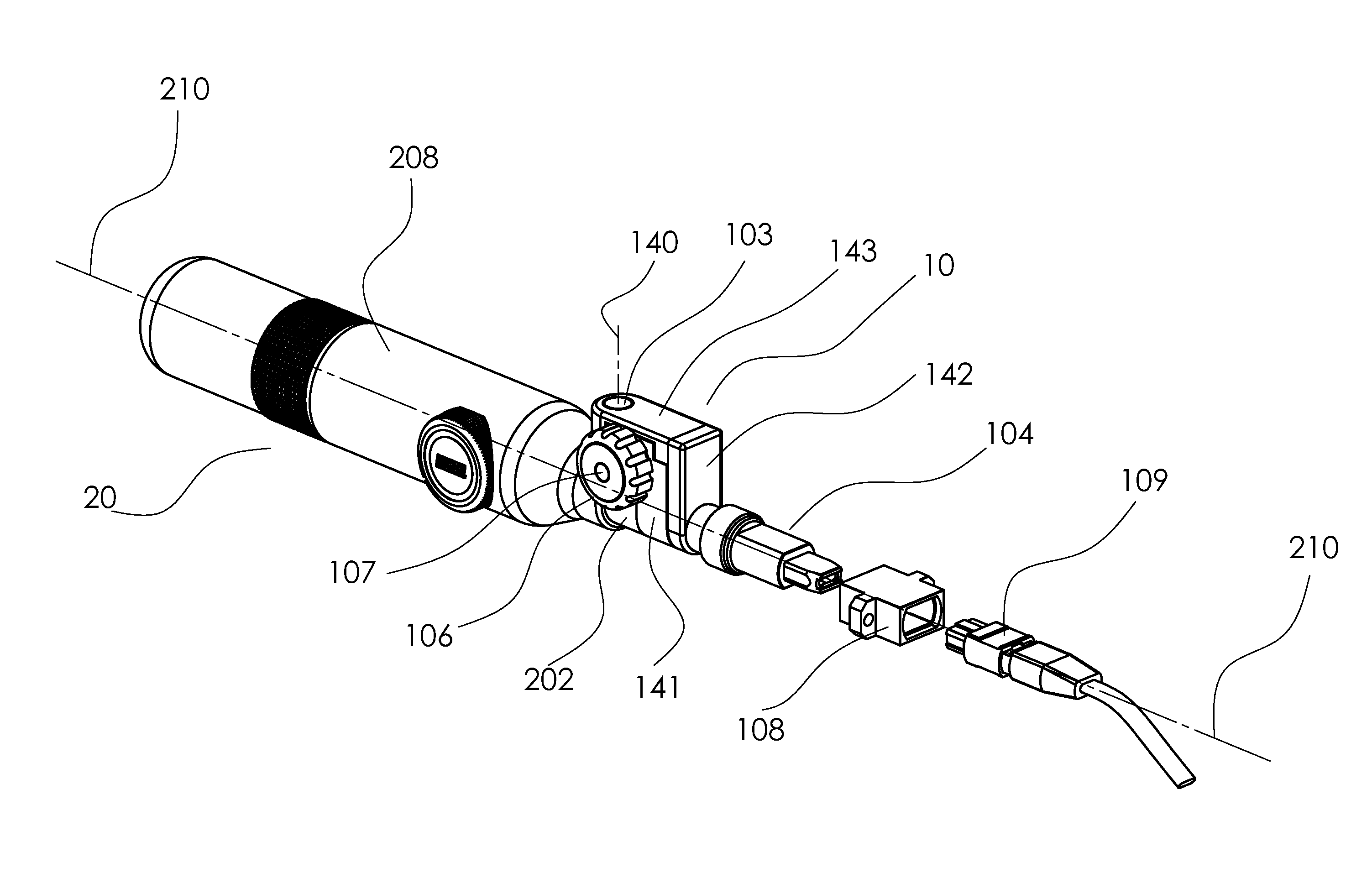 Adaptive device for shifting imaging axis across fiber-optic endfaces in multi-fiber connector for inspection