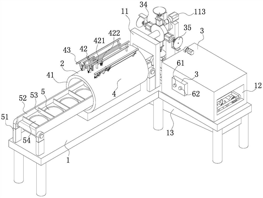 A refined coconut automatic peeling machine