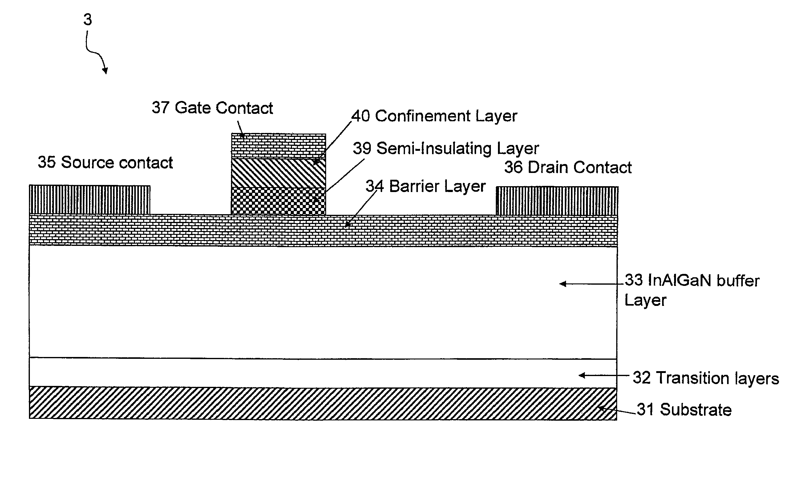 Compensated gate MISFET and method for fabricating the same