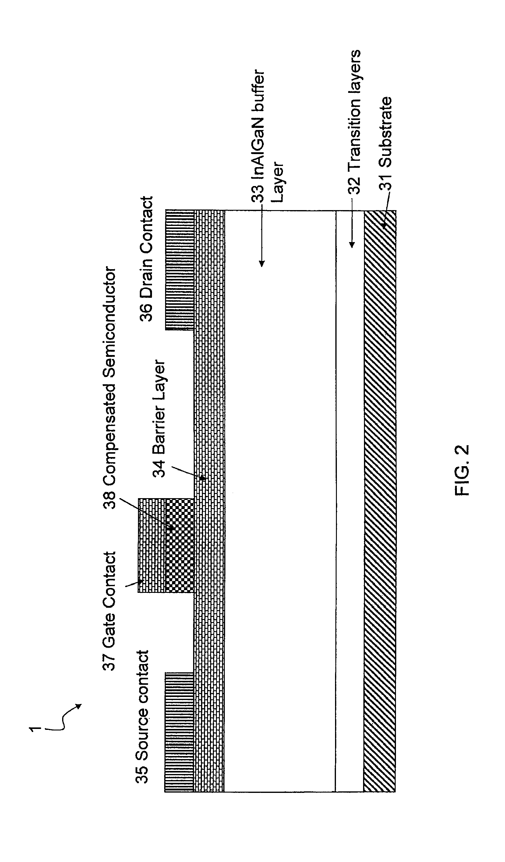 Compensated gate MISFET and method for fabricating the same