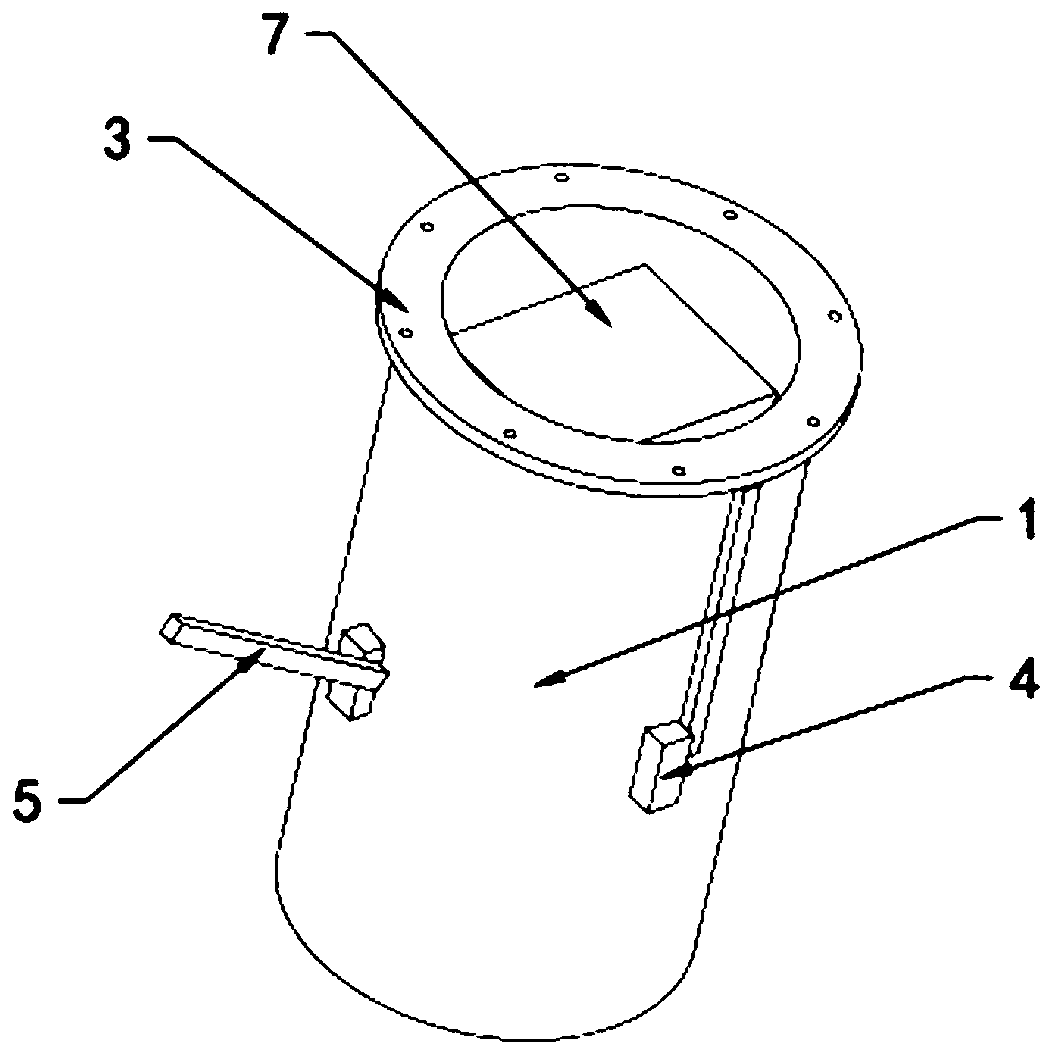 Air-drop positioning landing device