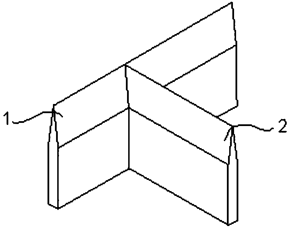 Die-cutting rule without eagle beak, manufacturing method and die-cutting plate applying die-cutting rule