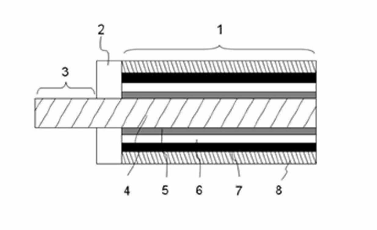 Solid electrolytic capacitor carbon rubber layer and manufacture method thereof