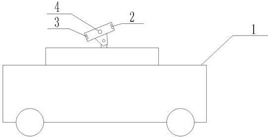 A distribution network vehicle intelligent inspection robot system and method