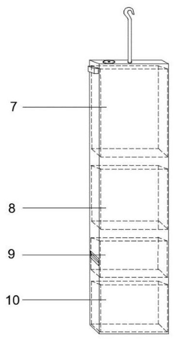 A device and method for tunnel vault settlement monitoring and early warning