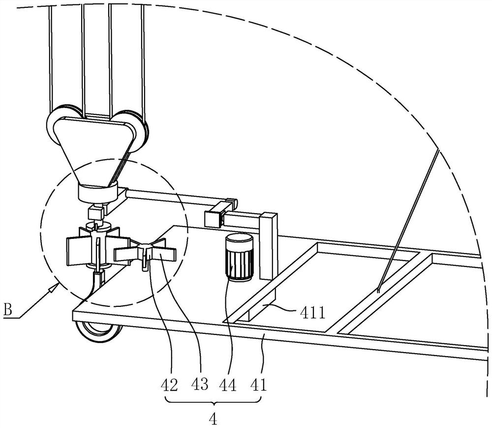 High-rise building construction equipment and construction technology thereof