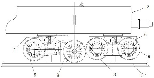 A Method for Changing and Adjusting Wheels of Large Cranes