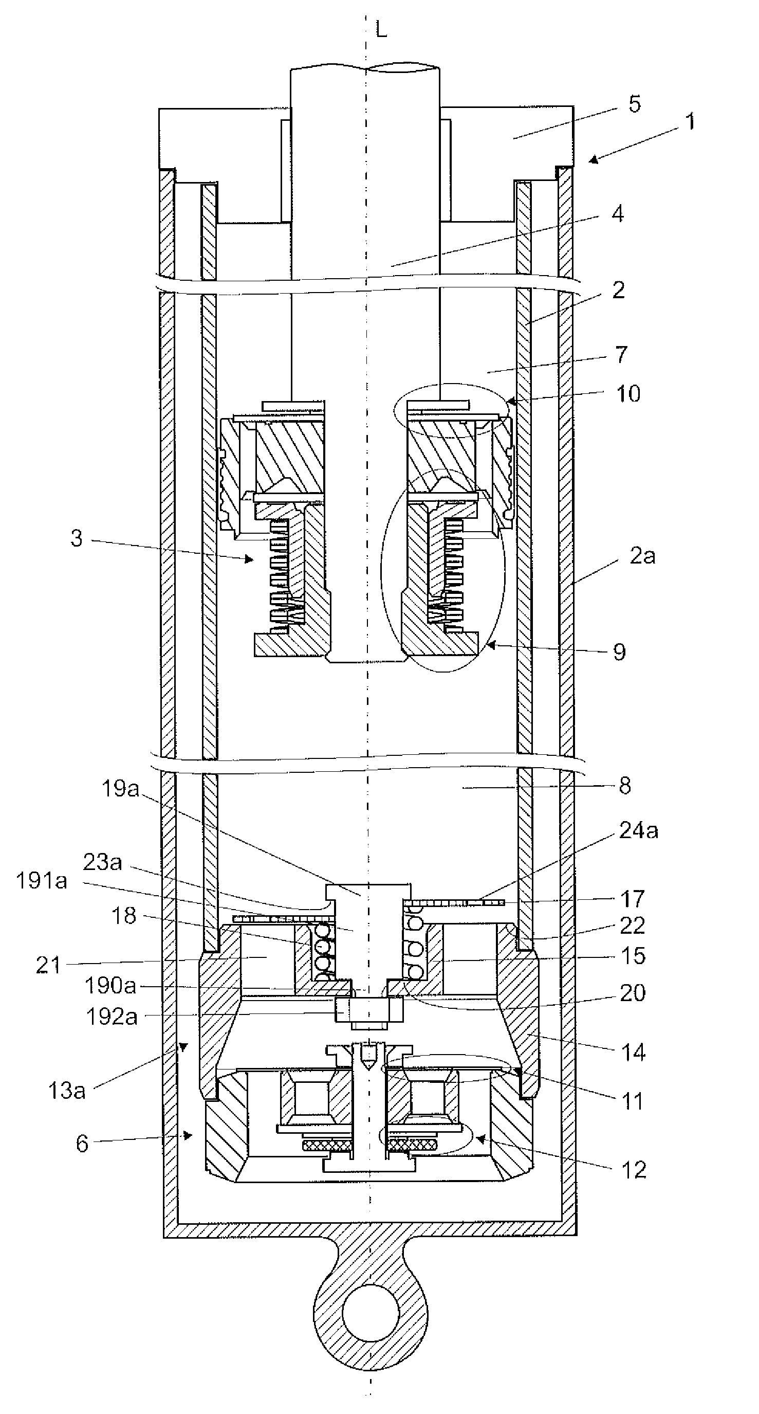 Hydraulic Damper With Compensation Chamber