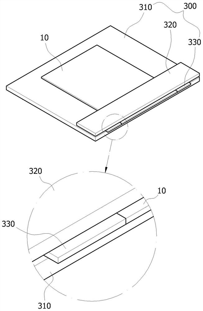 Display panel side surface terminal printing system