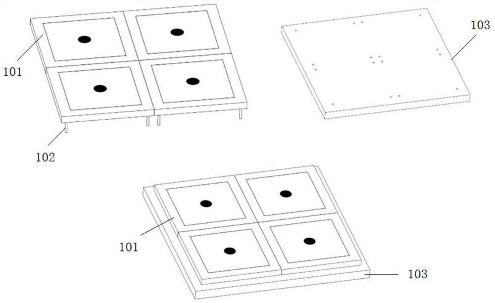 Fabricated acoustic metamaterial and acoustic baffle