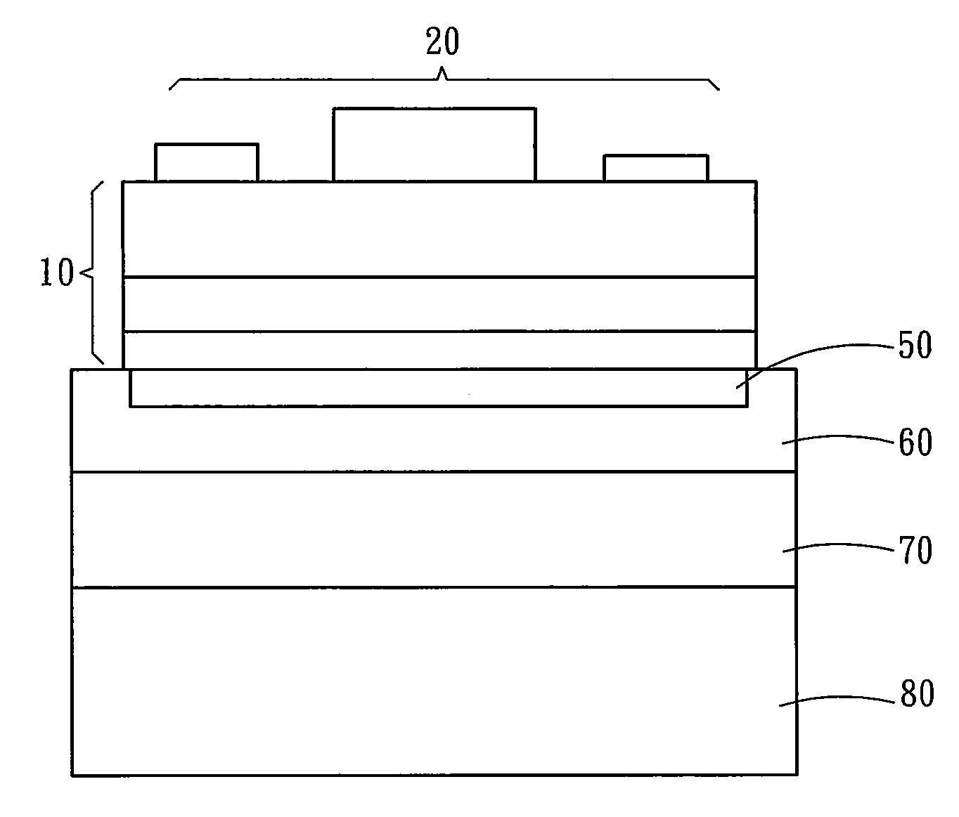 High light-extraction efficiency light-emitting diode structure